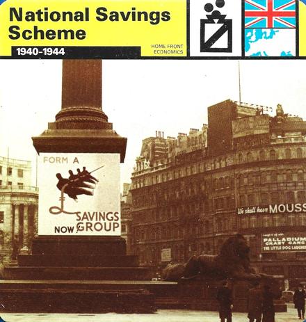 1977 Edito-Service World War II - Deck 31 #13-036-31-10 National Savings Scheme Front