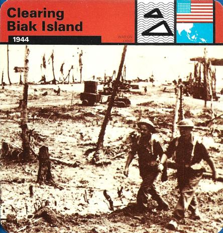 1977 Edito-Service World War II - Deck 36 #13-036-36-20 Clearing Biak Island Front