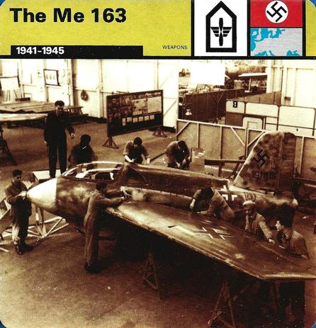 1977 Edito-Service World War II - Deck 29 #13-036-29-04 The Me 163 Front