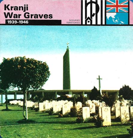 1977 Edito-Service World War II - Deck 29 #13-036-29-05 Kranji War Graves Front