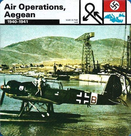 1977 Edito-Service World War II - Deck 29 #13-036-29-06 Air Operations, Aegean Front