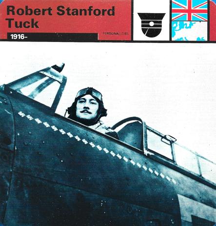 1977 Edito-Service World War II - Deck 28 #13-036-28-10 Robert Stanford Tuck Front