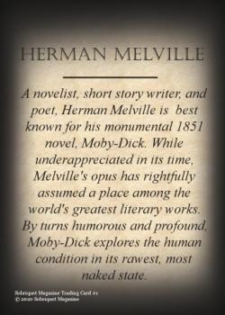 2020 Sobriquet Magazine Literature #1 Herman Melville Back
