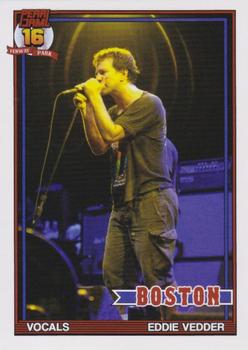 2016 Pearl Jam Boston #NNO Eddie Vedder Front