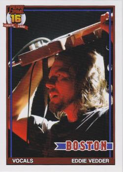 2016 Pearl Jam Boston #NNO Eddie Vedder Front
