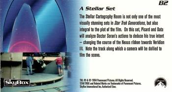 1994 SkyBox Star Trek Generations Cinema Collection - Behind the Scenes #B2 A Stellar Set Back