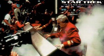 1994 SkyBox Star Trek Generations Cinema Collection - Behind the Scenes #B4 Working Miracles Front