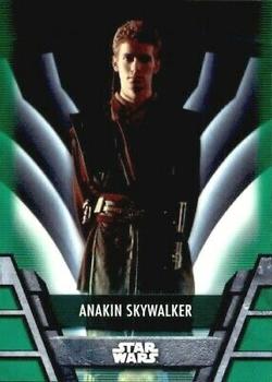 2020 Topps Star Wars Holocron Series - Green #Jedi-4 Anakin Skywalker Front