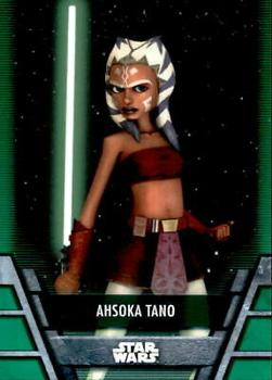 2020 Topps Star Wars Holocron Series - Green #Jedi-15 Ahsoka Tano Front