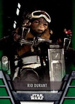2020 Topps Star Wars Holocron Series - Green #N-13 Rio Durant Front