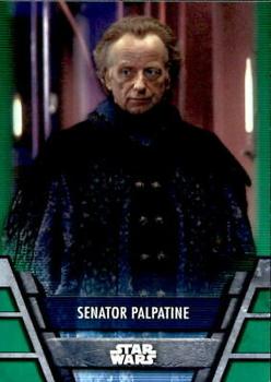 2020 Topps Star Wars Holocron Series - Green #Rep-3 Senator Palpatine Front
