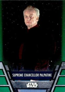 2020 Topps Star Wars Holocron Series - Green #Rep-7 Supreme Chancellor Palpatine Front