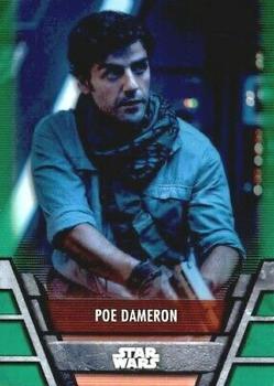 2020 Topps Star Wars Holocron Series - Green #Res-21 Poe Dameron Front