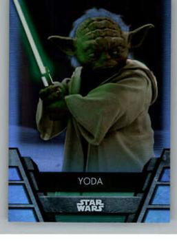 2020 Topps Star Wars Holocron Series - Foilboard #JEDI-6 Yoda Front