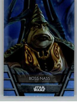 2020 Topps Star Wars Holocron Series - Foilboard #N-4 Boss Nass Front