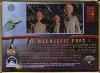 1996 Metallic Impressions Star Trek #6 The Menagerie Part 1 Back