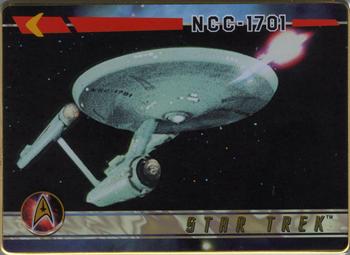 1996 Metallic Impressions Star Trek #20 U. S. S. Enterprise Front