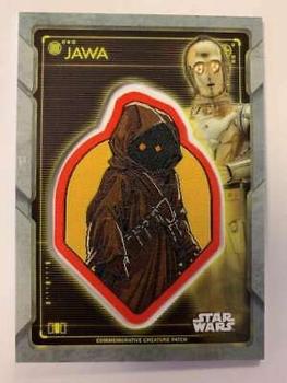 2020 Topps Star Wars Holocron Series - Commemorative Creature Patch #NNO C-3PO / Jawa Front