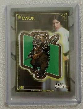 2020 Topps Star Wars Holocron Series - Commemorative Creature Patch #NNO Princess Leia Organa / Ewok Front
