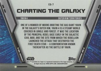 2020 Topps Star Wars Holocron Series - Charting the Galaxy #CG-7 Yavin 4 Back