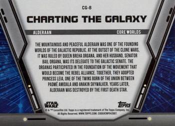2020 Topps Star Wars Holocron Series - Charting the Galaxy #CG-8 Alderaan Back