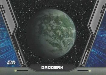 2020 Topps Star Wars Holocron Series - Charting the Galaxy #CG-10 Dagobah Front