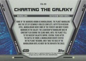 2020 Topps Star Wars Holocron Series - Charting the Galaxy #CG-20 Mandalore Back