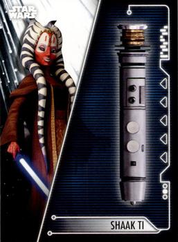 2020 Topps Star Wars Holocron Series - Lightsabers of the Jedi #LJ-7 Shaak Ti Front