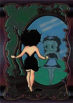 1995 Krome Betty Boop Series One - Premier Edition - Chrome #C5 Where did you go Mr. Rabbit? I must find that rabbit. Front