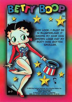 1995 Krome Betty Boop Series One - Premier Edition - Chrome #C7 OOH look. I must be in Blunderland. Back