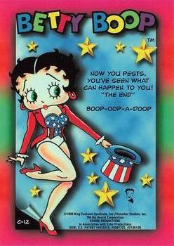1995 Krome Betty Boop Series One - Premier Edition - Chrome #C12 Now you pests, you've seen what can happen to you! Back