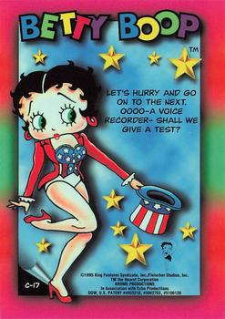1995 Krome Betty Boop Series One - Premier Edition - Chrome #C17 Let's hurry and go on to the nest. OOOO-A voice record Back