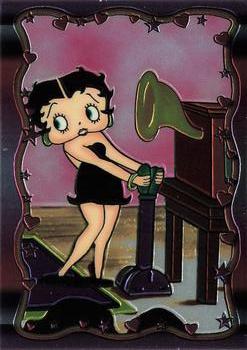 1995 Krome Betty Boop Series One - Premier Edition - Chrome #C17 Let's hurry and go on to the nest. OOOO-A voice record Front