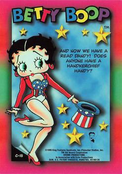 1995 Krome Betty Boop Series One - Premier Edition - Chrome #C18 And now we have a read dandy! Does anyone have a Back