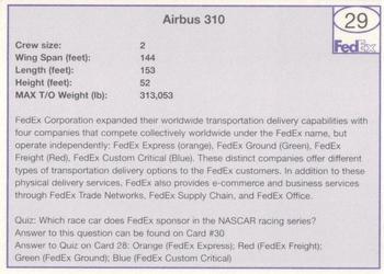 2010 FedEx #29 Airbus 310 Back