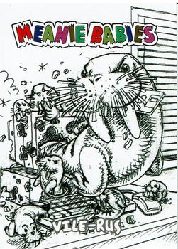 1998 Comic Images Meanie Babies - Sketches #1S Vile-Rus Front