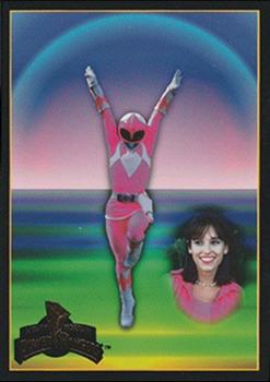 1994 Collect-A-Card Mighty Morphin Power Rangers (Hobby) - Ranger Biography Foil Stamped #F-2 Kimberly The Pink Ranger Front