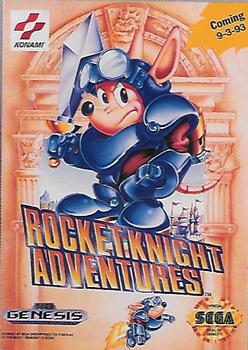 1993 Konami Presents #PROMO-1 Rocket Knight Adventures Front