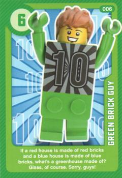 2020 Lego Create the World Living Amazingly #6 Green Brick Guy Front