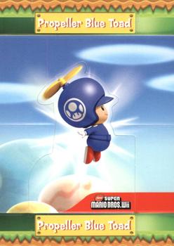 2010 Enterplay Super Mario Bros. Wii - Standee #S3 Propeller Blue Toad Front