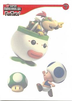 2010 Enterplay Super Mario Bros. Wii - FunTats #T12 Bowser Jr. Front