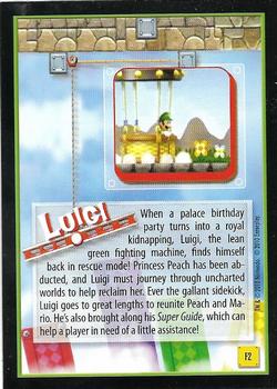 2010 Enterplay Super Mario Bros. Wii - Foil #F2 Luigi Back