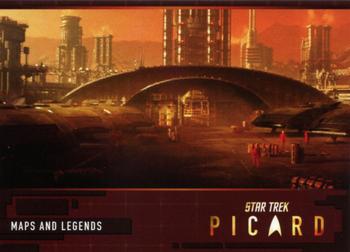 2021 Rittenhouse Star Trek: Picard Season One #7 Maps and Legends Front