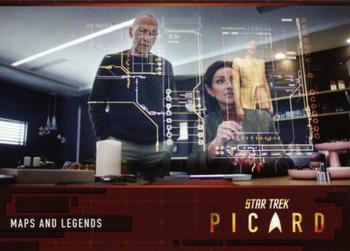 2021 Rittenhouse Star Trek: Picard Season One #8 Maps and Legends Front