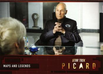 2021 Rittenhouse Star Trek: Picard Season One #10 Maps and Legends Front