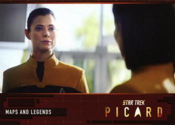 2021 Rittenhouse Star Trek: Picard Season One #11 Maps and Legends Front