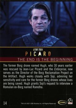 2021 Rittenhouse Star Trek: Picard Season One #14 The End Is the Beginning Back