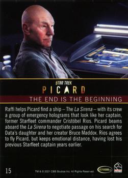 2021 Rittenhouse Star Trek: Picard Season One #15 The End Is the Beginning Back