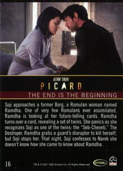 2021 Rittenhouse Star Trek: Picard Season One #16 The End Is the Beginning Back