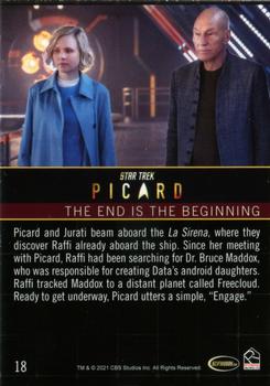 2021 Rittenhouse Star Trek: Picard Season One #18 The End Is the Beginning Back